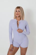 Lilac Long Sleeve Romper