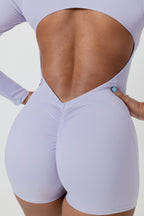 Lilac Long Sleeve Romper
