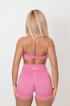 Pink Pulse Strapless Top