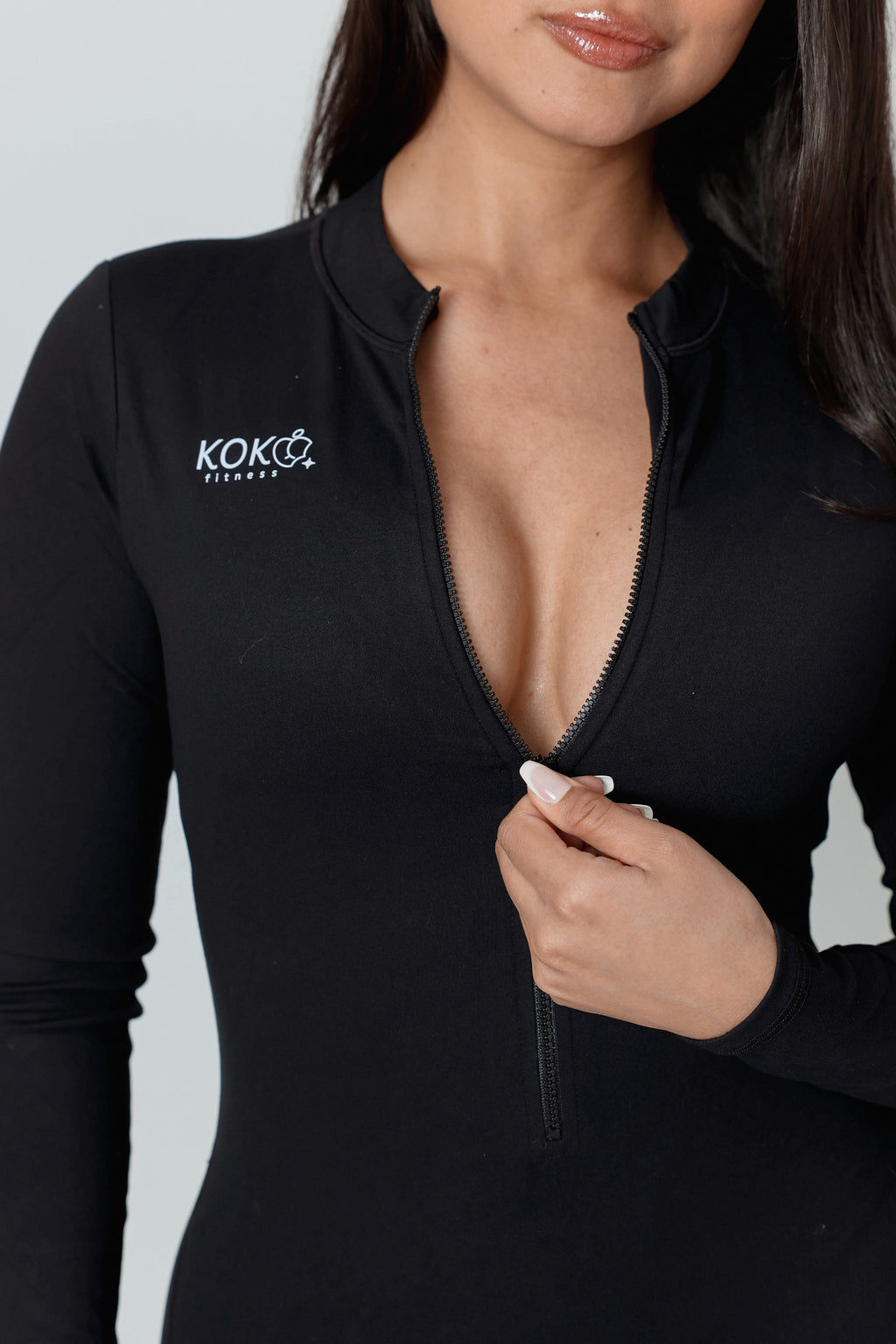 Black Long Sleeve Jumpsuit