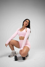 Powder Pink Short Set