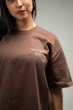 Mocha Pump Oversize Tee